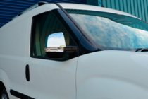 Fiat Doblo II 2010-2022 гг. Накладки на Зеркала (2 шт, Нержавеющая Сталь) фото 6