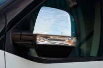 Fiat Doblo II 2010-2022 гг. Накладки на Зеркала (2 шт, Нержавеющая Сталь) фото 10