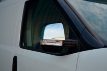 Fiat Doblo II 2010-2022 гг. Накладки на Зеркала (2 шт, Нержавеющая Сталь) фото 1