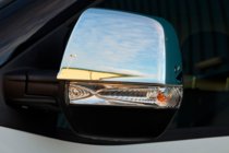 Opel Combo 2012-2018 гг. Накладки на Зеркала (2 шт, Нержавеющая Сталь) фото 11
