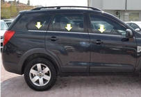 Opel Antara 2006-2017 гг. Нижние молдинги окон нержавейка (6 шт) фото 1