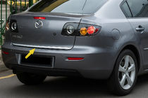 Mazda 3 2003-2009 гг. Накладка на багажник SD нержавейка фото 1