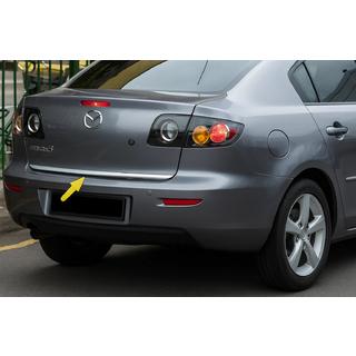 Накладка на багажник SD нержавейка Mazda 3 2003-2009 гг. фото 1