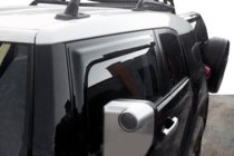 Toyota FJ Cruiser 2006-2022 гг. Ветровики на окна (2 шт, HIC) фото 1