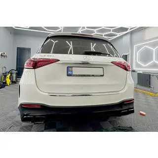 Задний диффузор с насадками выхлопа GLE63 Black (2018-2026) фото 4