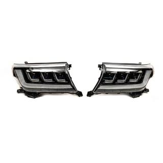 Передние Фары 2007-2014 (Bugatti) Toyota Land Cruiser 200 2007-2021 гг. фото 4
