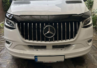 Mercedes Sprinter W907/W910 2018- гг. Передняя решетка Panamericana GT Хром Premium V1 Без рамки фото 6