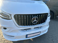 Mercedes Sprinter W907/W910 2018- гг. Передняя решетка Panamericana GT Хром Premium V1 Без рамки фото 4