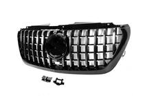 Mercedes Sprinter W907/W910 2018- гг. Передняя решетка Panamericana GT Хром Premium V1 Без рамки фото 18