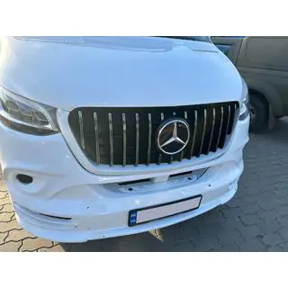 Передняя решетка Panamericana GT Хром Premium V1 фото 4