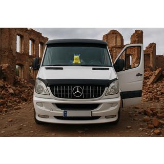 Передняя решетка GT Panamericana Хром (2006-2013) Mercedes Sprinter W906 2006–2018 гг. фото 2