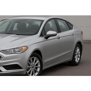 Нижние молдинги стекол нержавейка (8 шт) Ford Fusion 2012-2020 гг. фото 1