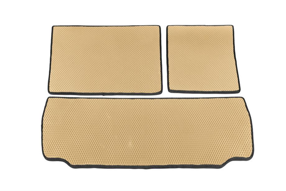 Toyota Sequoia 2007-2022 гг. Коврики в багажник (EVA, бежевые) Image