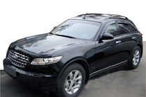 Infiniti FX 2008-2012 гг. Ветровики на окна (4 шт, HIC) фото 1