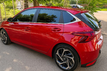Hyundai I-20 2020- гг. Нижние молдинги стекол (8 шт., Нержавейка) фото 1