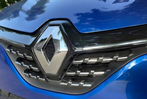 Renault Clio V 2019- гг. Хромированные накладки на решетку (6 шт) Carmos - Турецкая Нержавеющая Сталь фото 1