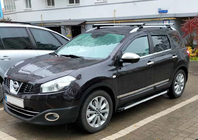 Nissan Qashqai 2007-2010 гг. Дверные молдинги Carmos (4 шт, нержавейка) фото 4