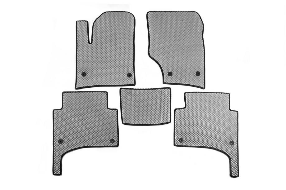 Volkswagen Touareg 2002–2010 гг. Коврики EVA (Серые) Image