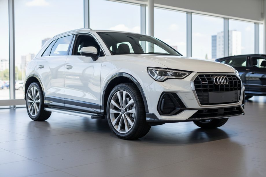 Audi Q3 2019–2025 гг. Боковые Подножки Maya V2 (2 шт., Алюминий) Image