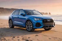 Audi Q3 2019–2025 гг. Боковые Подножки Maya Blue (2 шт., Алюминий) фото 1