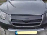 Hyundai Santa Fe 2 2006-2012 гг. Зимняя решетка 2005-2010 (верхняя) фото 4