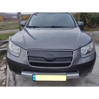 Зимняя решетка 2005-2010 (верхняя) Hyundai Santa Fe 2 2006-2012 гг. фото 2