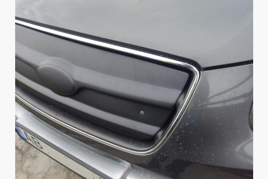 Hyundai Santa Fe 2 2006-2012 гг. Зимняя решетка 2005-2010 (верхняя) Матовый Фото 5