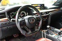 Lexus GX460 2009-2023 гг. Анатомический руль в сборе (карбон) фото 4