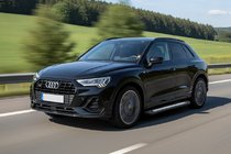 Audi Q3 2019–2025 гг. Боковые Подножки Vision New Black (2 шт., Алюминий) фото 1