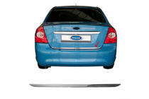 Ford Focus II 2005-2008 гг. Накладка на багажник нержавейка (Sedan) фото 1