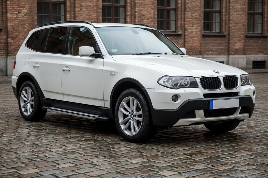 BMW X3 E83 2003-2010 гг. Боковые Подножки Rainbow (2 шт., Алюминий) Image