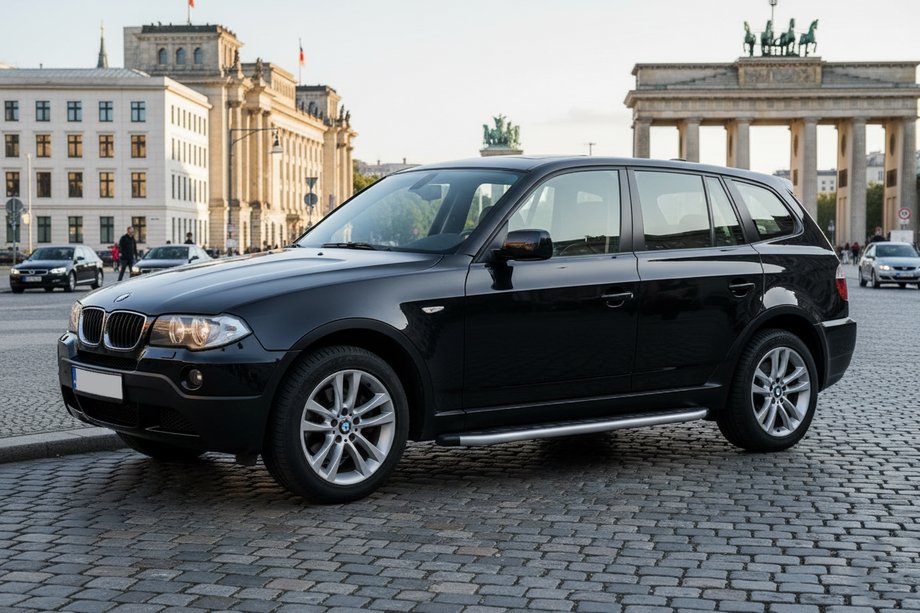 BMW X3 E83 2003-2010 гг. Боковые Подножки Fullmond (2 шт., Алюминий) Image