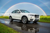 BMW X4 F26 2014-2018 гг. Боковые Подножки Rainbow (2 шт., Алюминий) фото 1