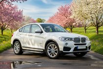 BMW X4 F26 2014-2018 гг. Боковые пороги Allmond Grey (2 шт., алюминий) фото 1
