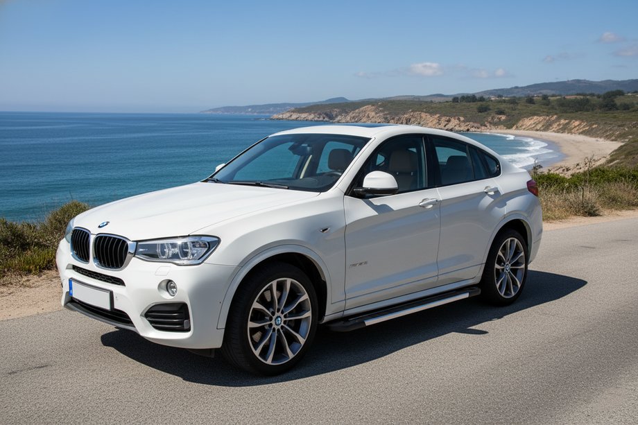 BMW X4 F26 2014-2018 гг. Боковые Подножки RedLine (2 шт., Алюминий) Image