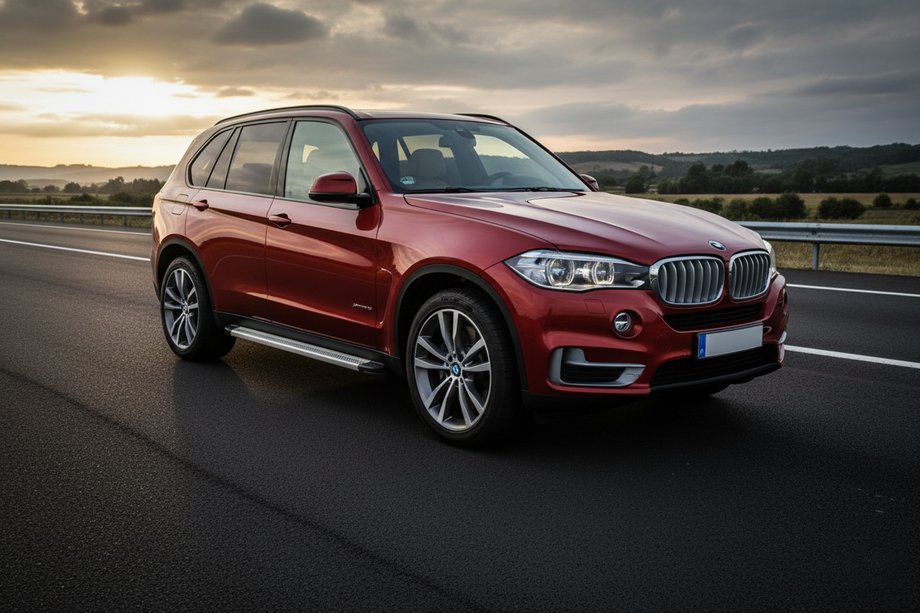 BMW X5 F15 2013-2018 гг. Боковые Подножки Maya V2 (2 шт., Алюминий) Image