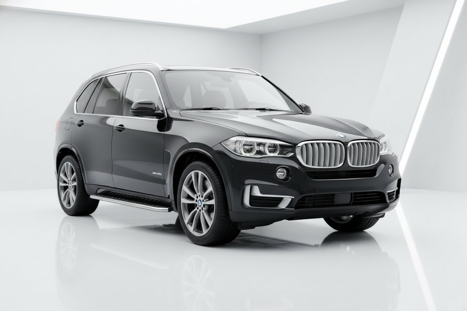 BMW X5 F15 2013-2018 гг. Боковые Подножки Maydos V1 (2 шт., Алюминий) Image