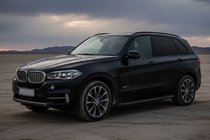 BMW X5 F15 2013-2018 гг. Боковые Подножки Allmond Black (2 шт., Алюминий) фото 1