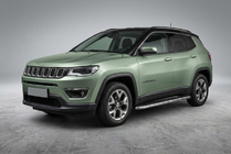 Jeep Compass 2016- гг. Боковые Подножки Maydos V1 (2 шт., Алюминий) фото 1