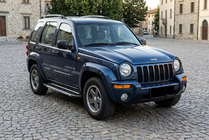 Jeep Cherokee/Liberty 2002-2007 гг. Боковые Подножки RedLine (2 шт., Алюминий) фото 1