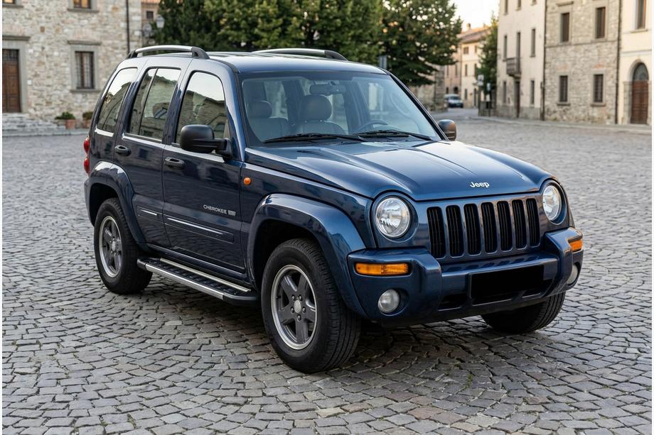 Jeep Cherokee/Liberty 2002-2007 гг. Боковые Подножки RedLine (2 шт., Алюминий) Image