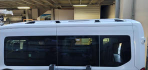 Ford Transit 2014- гг. Рейлинги Skyport (2 шт, серые) фото 1