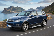 Opel Antara 2006-2017 гг. Боковые Подножки Vision New Grey (2 шт., Алюминий) 2007-2015 фото 1
