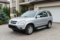 Honda CRV 2001-2006 гг. Боковые Подножки Vision New Grey (2 шт., Алюминий) фото 1
