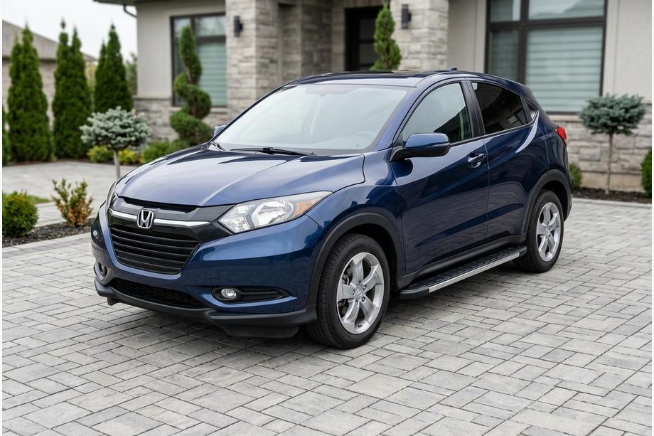 Honda HR-V 2014-2021 гг. Боковые Подножки Duru (2 шт., Алюминий) Image