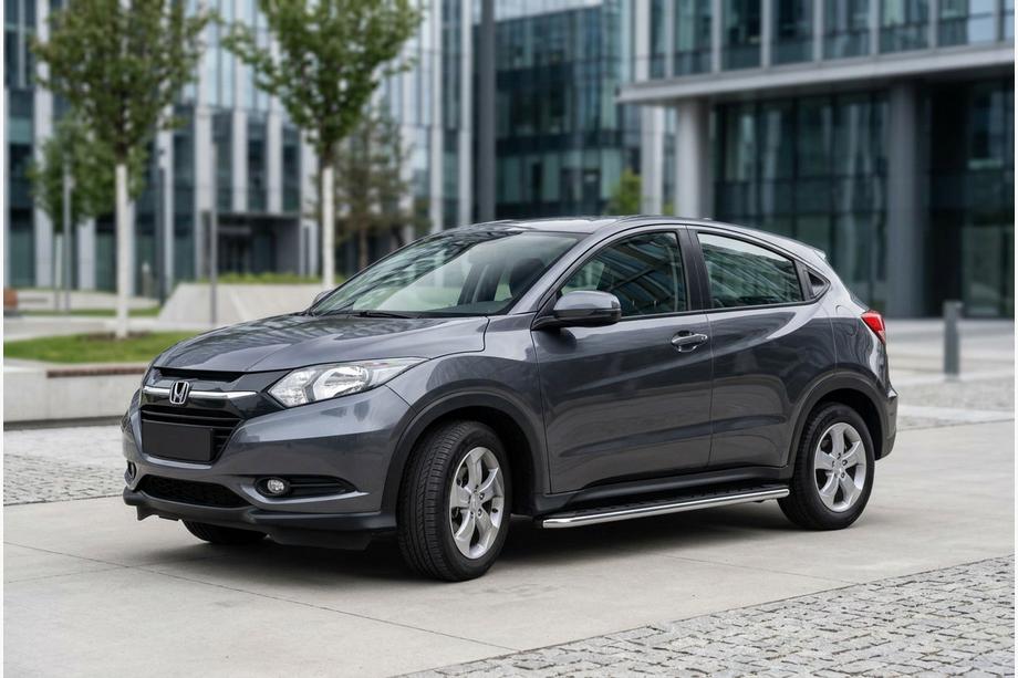 Honda HR-V 2014-2021 гг. Боковые Подножки Maydos V1 (2 шт., Алюминий) Image