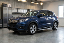 Honda HR-V 2014-2021 гг. Боковые Подножки Tayga V2 (2 шт., Алюминий) фото 1