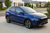 Hyundai Bayon 2021- гг. Боковые Подножки Fullmond (2 шт., Алюминий) фото 1
