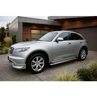 Боковые Подножки Maydos V2 (2 шт., Алюминий) Infiniti FX 2003-2008 гг. фото 1