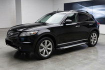 Infiniti FX 2003-2008 гг. Боковые Подножки Line (2 шт., Алюминий) фото 1
